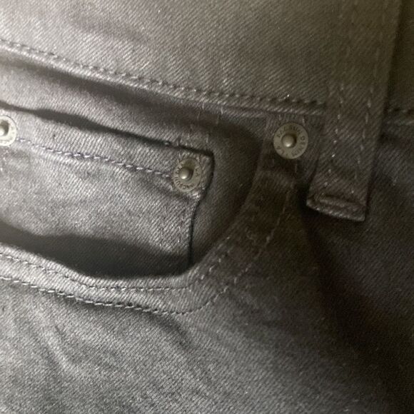 EUC PacSun stacked skinny black jean size 29/32 5 pocket - Picture 3 of 5